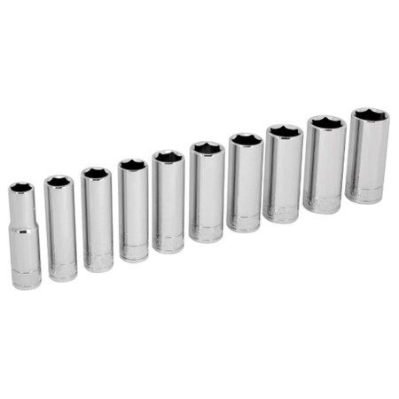 Performance Tool DEEP SOCKET ST METR 10PC W38402